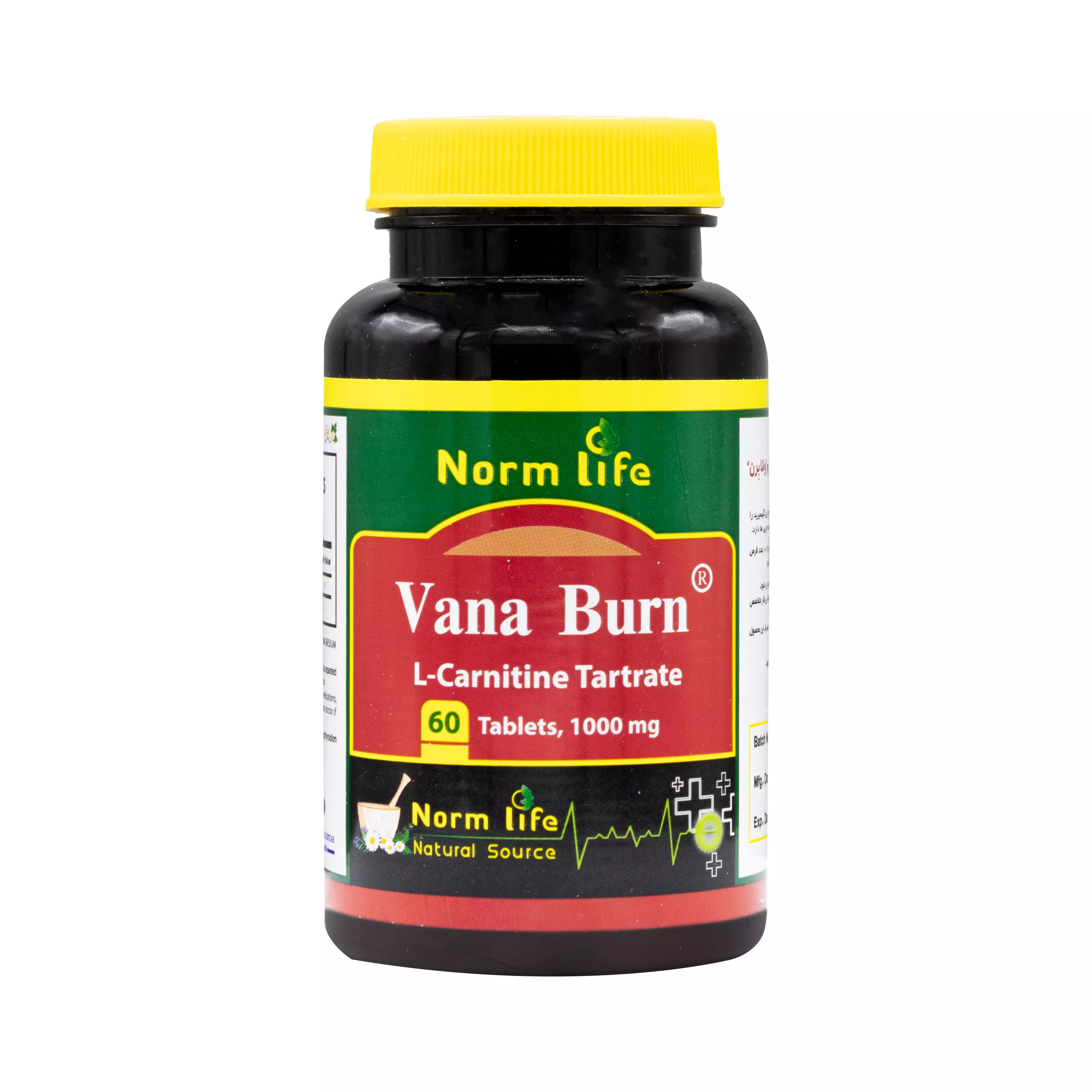 قرص وانا برن ال کارنیتین 1000 میلی گرم نورم لایف